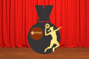 Medalha de Beach Tennis 1705